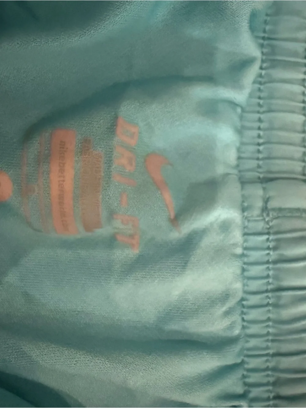 Nike Women's Turquoise & Pink Athletic Running Shorts